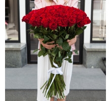 Bouquet of 51 roses 1 meter
