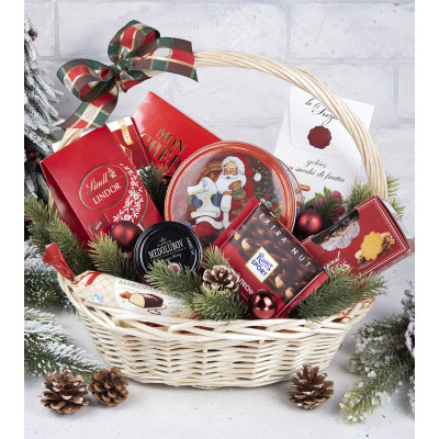 Новогодняя корзина 'Сладкий новый год'