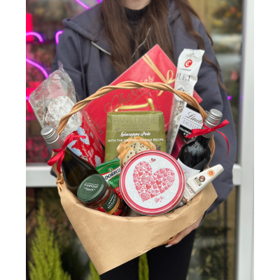 New Year's basket "Winter mood"