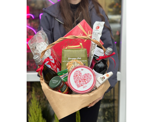 New Year's basket "Winter mood"