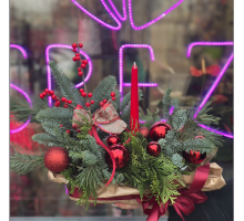 Композиция "Красное Рождество"