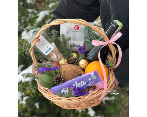 Basket "Winter Mix"