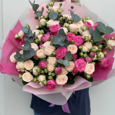 Bouquet of peony roses XL